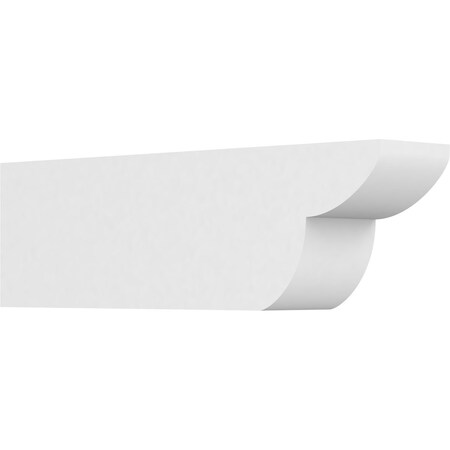 Ekena Millwork Standard Crestline Architectural Grade PVC Rafter Tail, 4"W X 6"H X 20"L RFTP04X06X20CRE